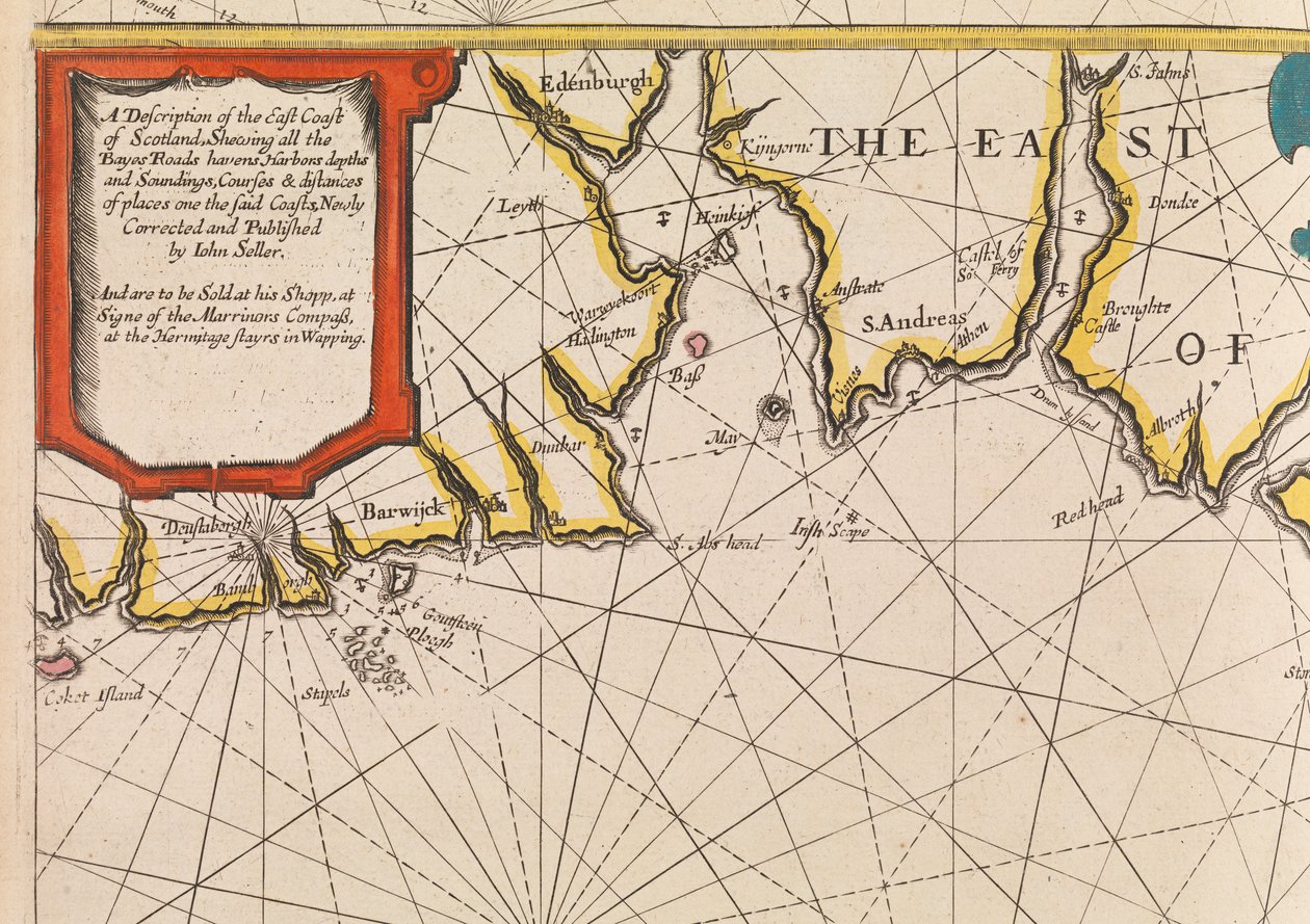 Anglický lodivod první kniha: popis severní plavby, cca 1671 (papír) od John Seller