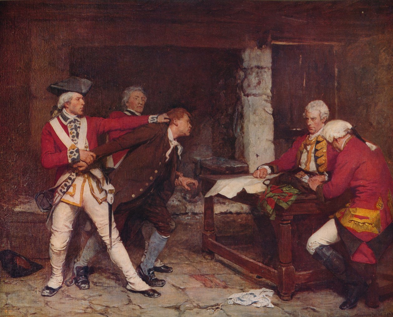Špión v táboře, c1890, c1915 od John Seymour Lucas