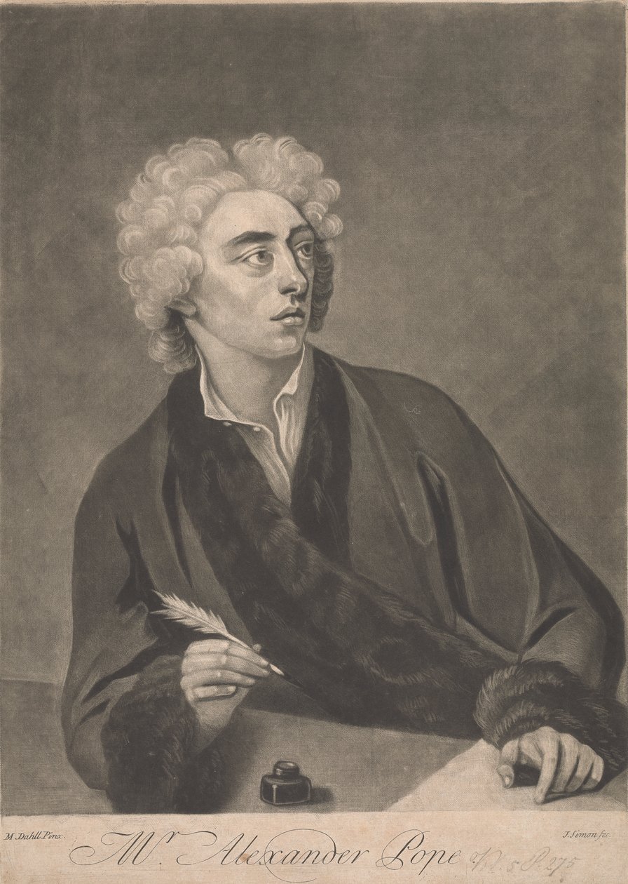 pan Alexander Pope od John Simon