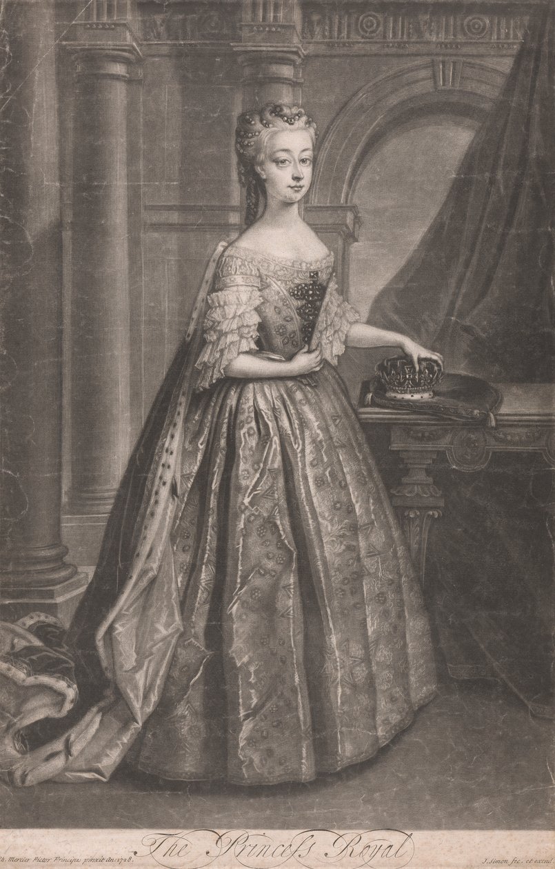 Princezna Royal (princezna Ann, nejstarší dcera George II.) od John Simon