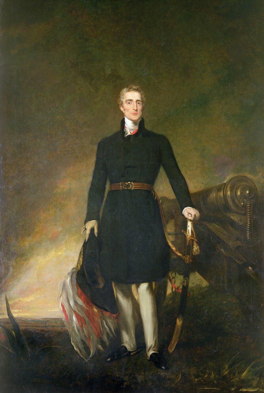 Arthur Wellesley (1769-1852) vévoda z Wellingtonu (olej na plátně) od John Simpson