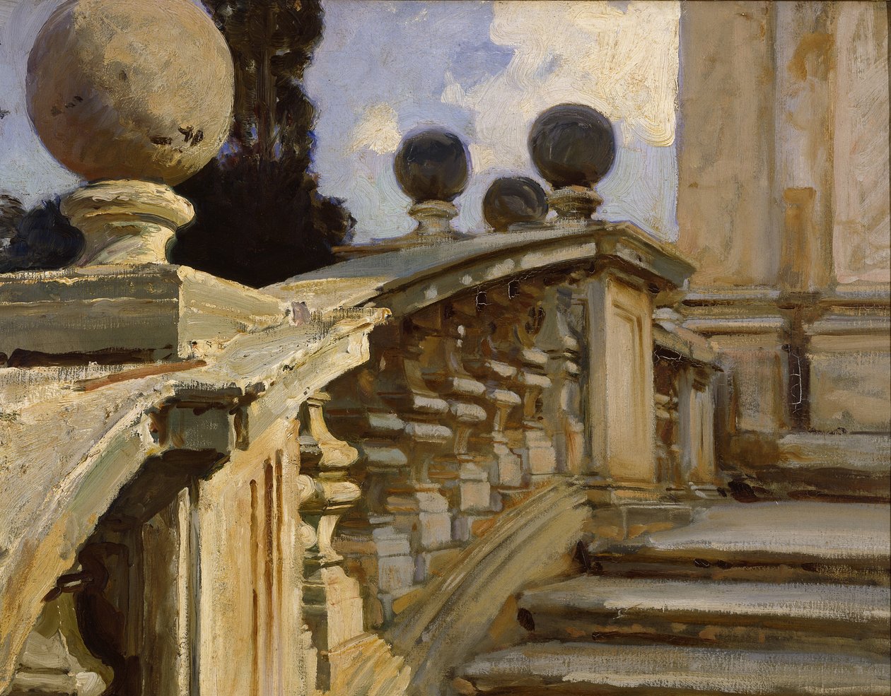 Balustráda od John Singer Sargent