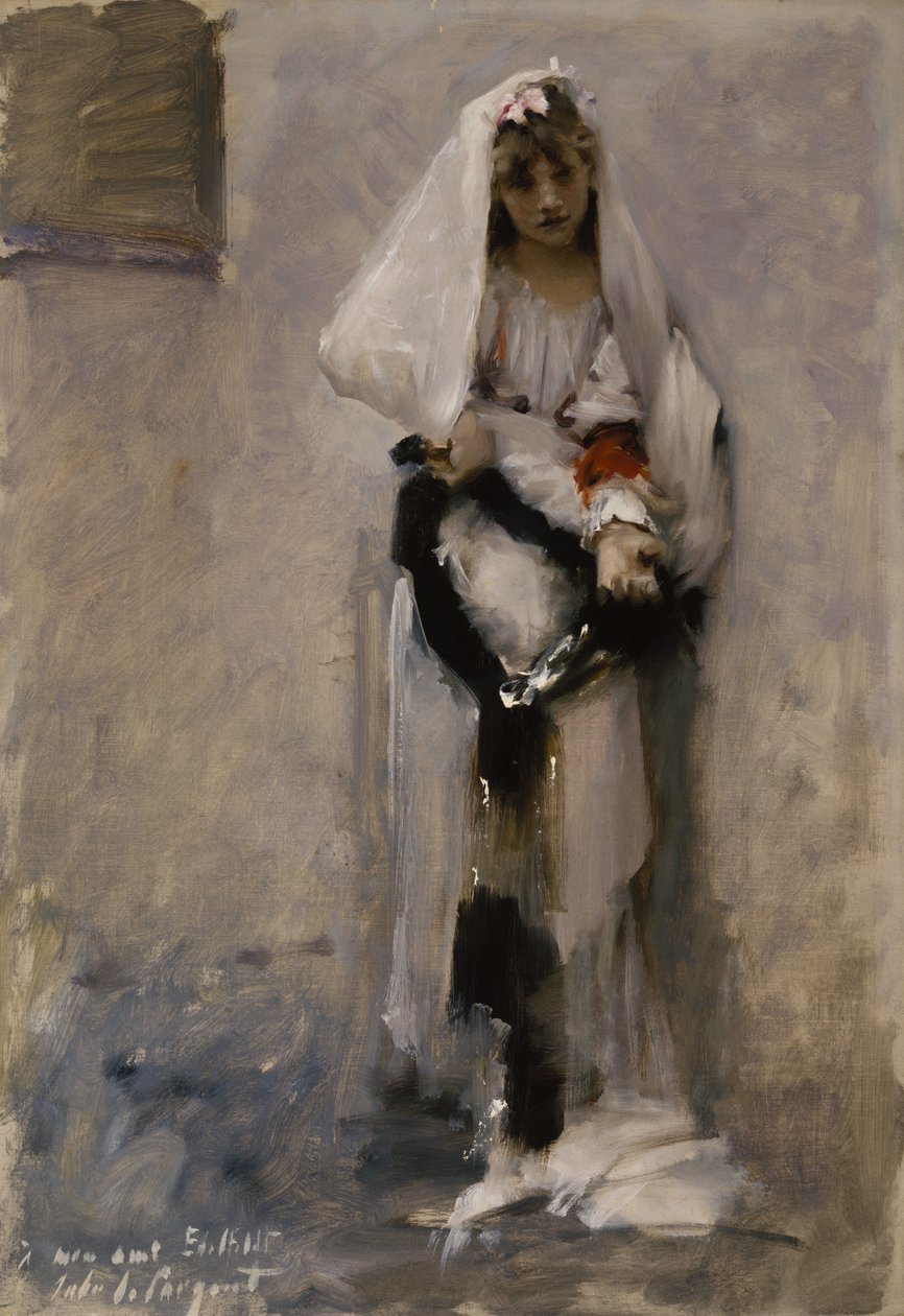 Pařížská žebrácká dívka od John Singer Sargent