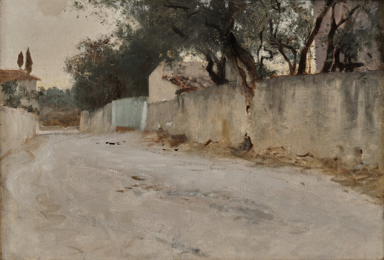 Cesta na jihu, asi 1878-84 (olej na plátně) od John Singer Sargent