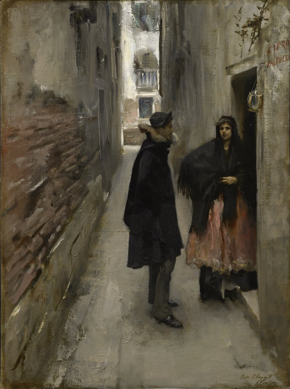 Ulice v Benátkách od John Singer Sargent