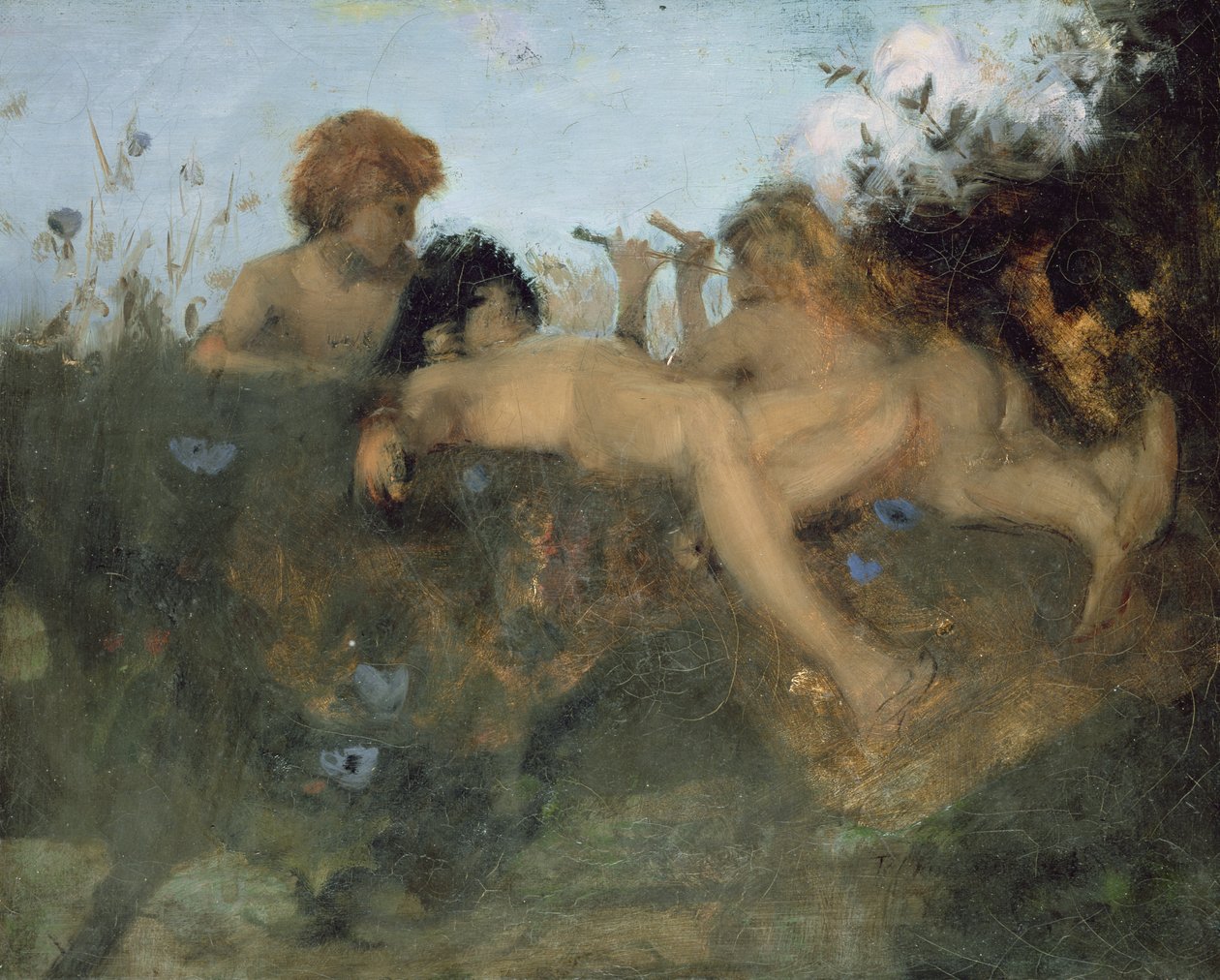Letní idyla, 1878-79 od John Singer Sargent
