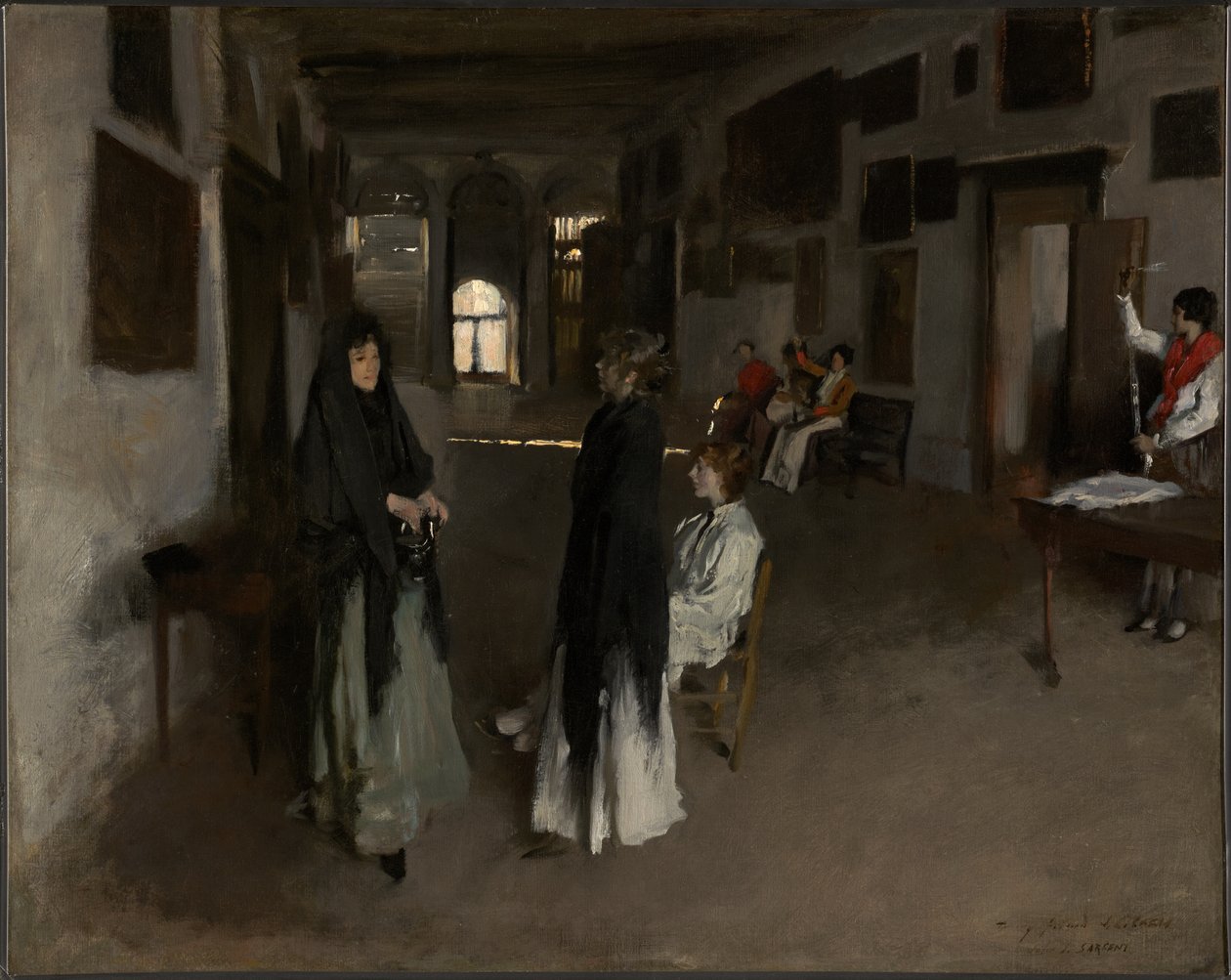 Benátský interiér od John Singer Sargent