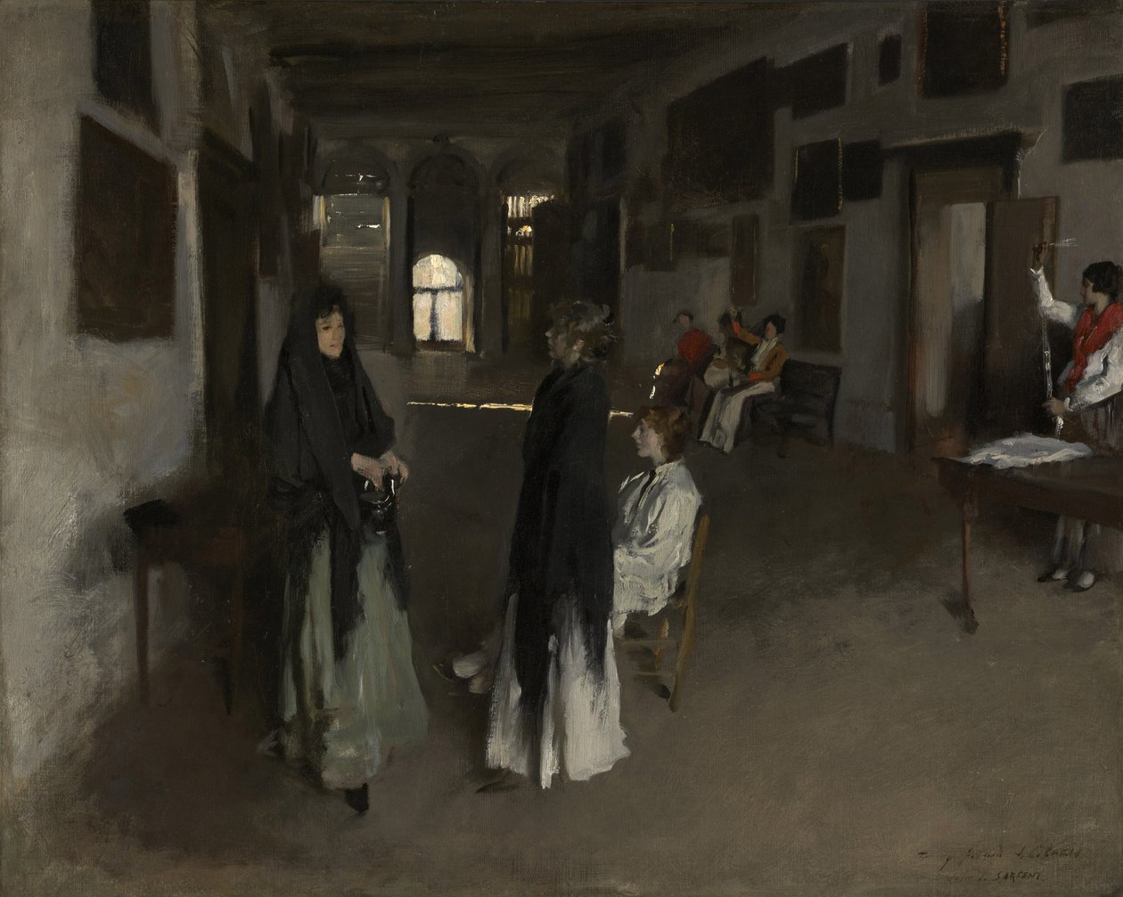 Benátský interiér, c.1880-82 od John Singer Sargent
