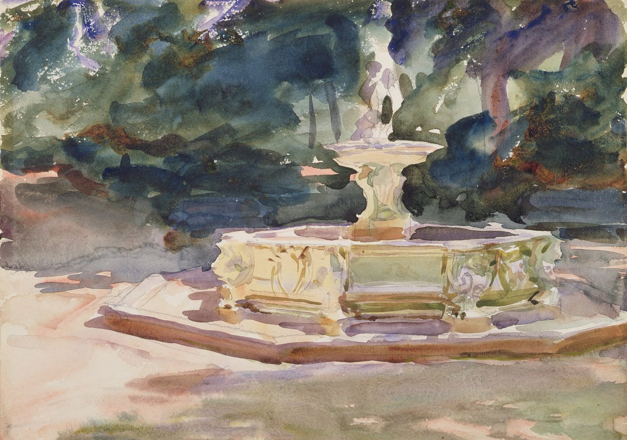 Aranjuez, c.1902-03 (wc na papíře) od John Singer Sargent