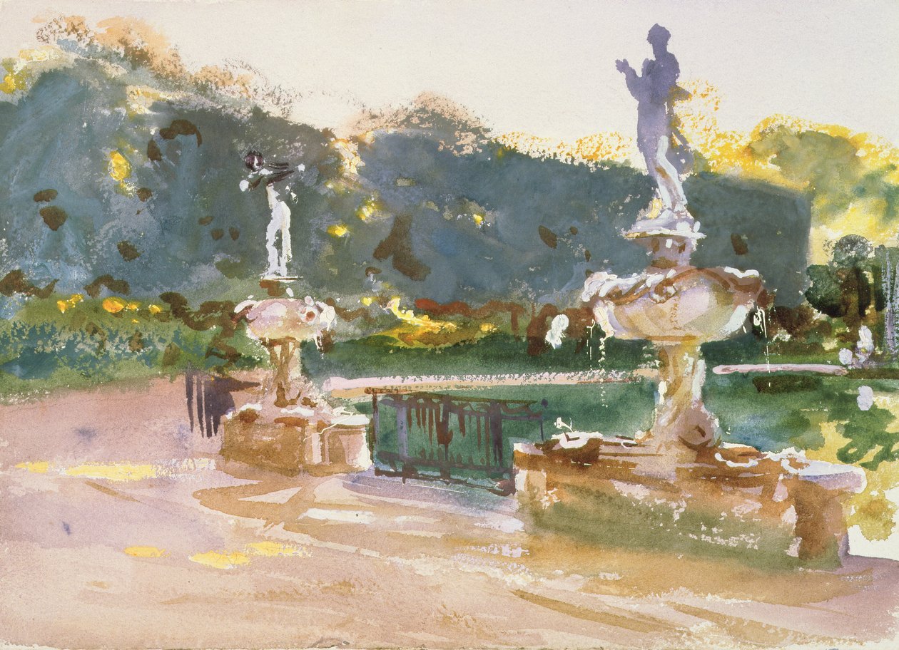 Zahrady Boboli, kolem roku 1907 od John Singer Sargent