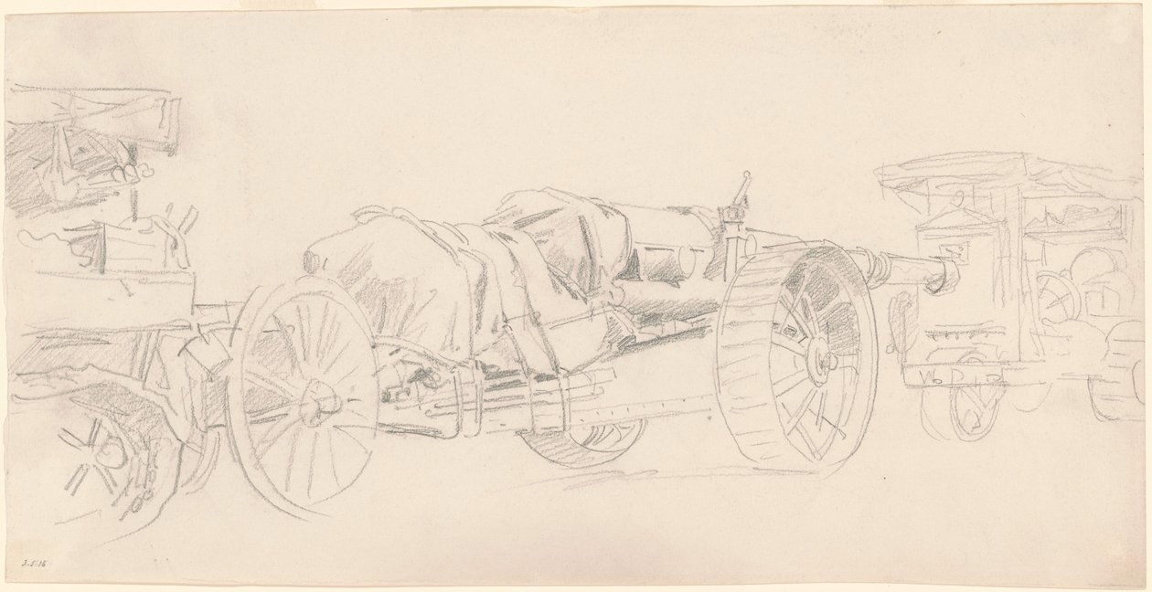 Cannon Trailers, Francie, 1918. od John Singer Sargent