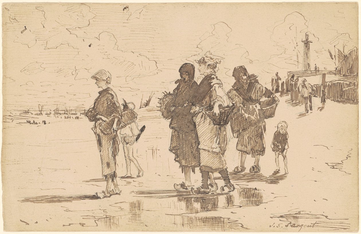 Off to the Fishing Vyrážíme na ryby, 1878. od John Singer Sargent