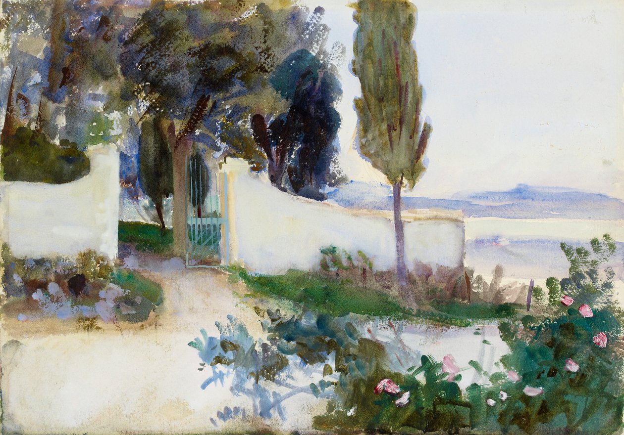 Brány vily v Itálii, c1900 od John Singer Sargent