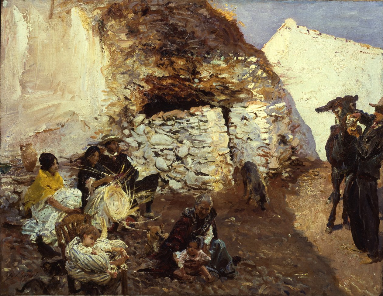 Gypsy Encamp, Granada, Španělsko, cca 1912-13 od John Singer Sargent