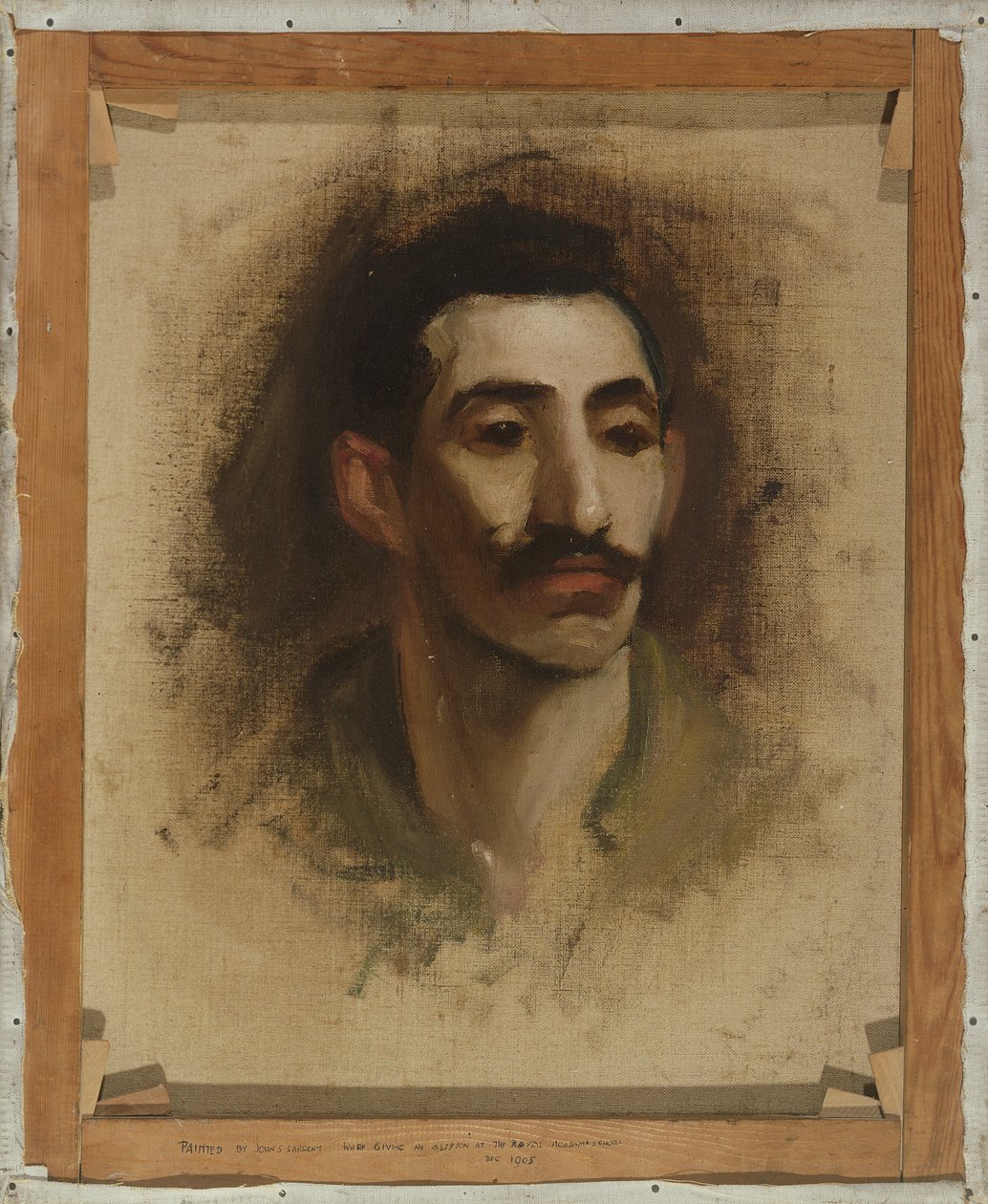 Hlava muže, 1905 od John Singer Sargent