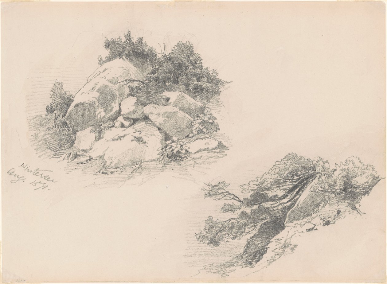 Hintersee, Německo od John Singer Sargent