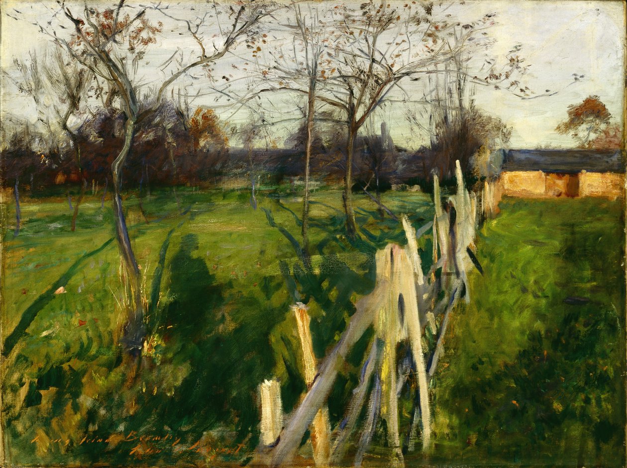 Domácí pole, kolem roku 1885 od John Singer Sargent