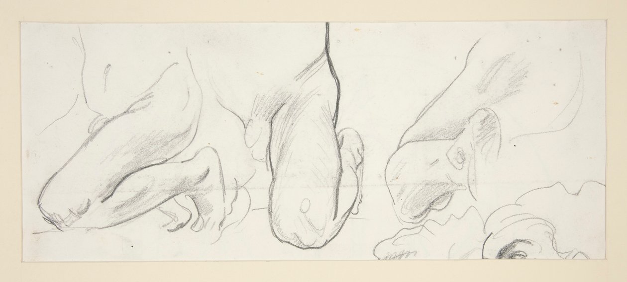 Klečící postavy od John Singer Sargent