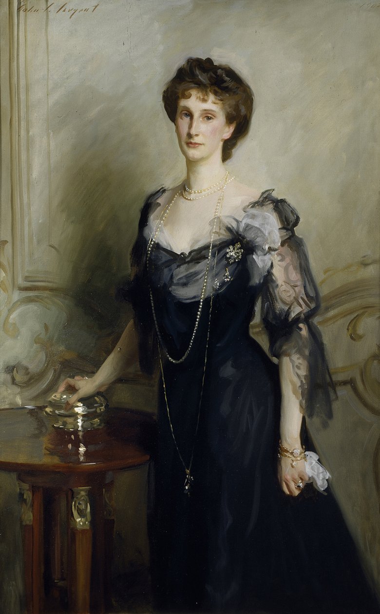 Lady Evelyn Cavendish (olej na plátně) od John Singer Sargent