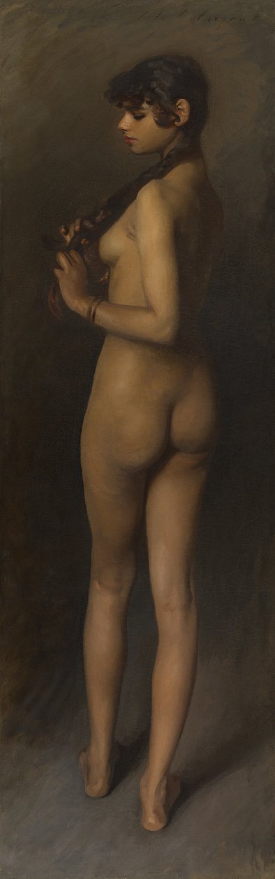 Životní studie (Studie egyptské dívky) od John Singer Sargent
