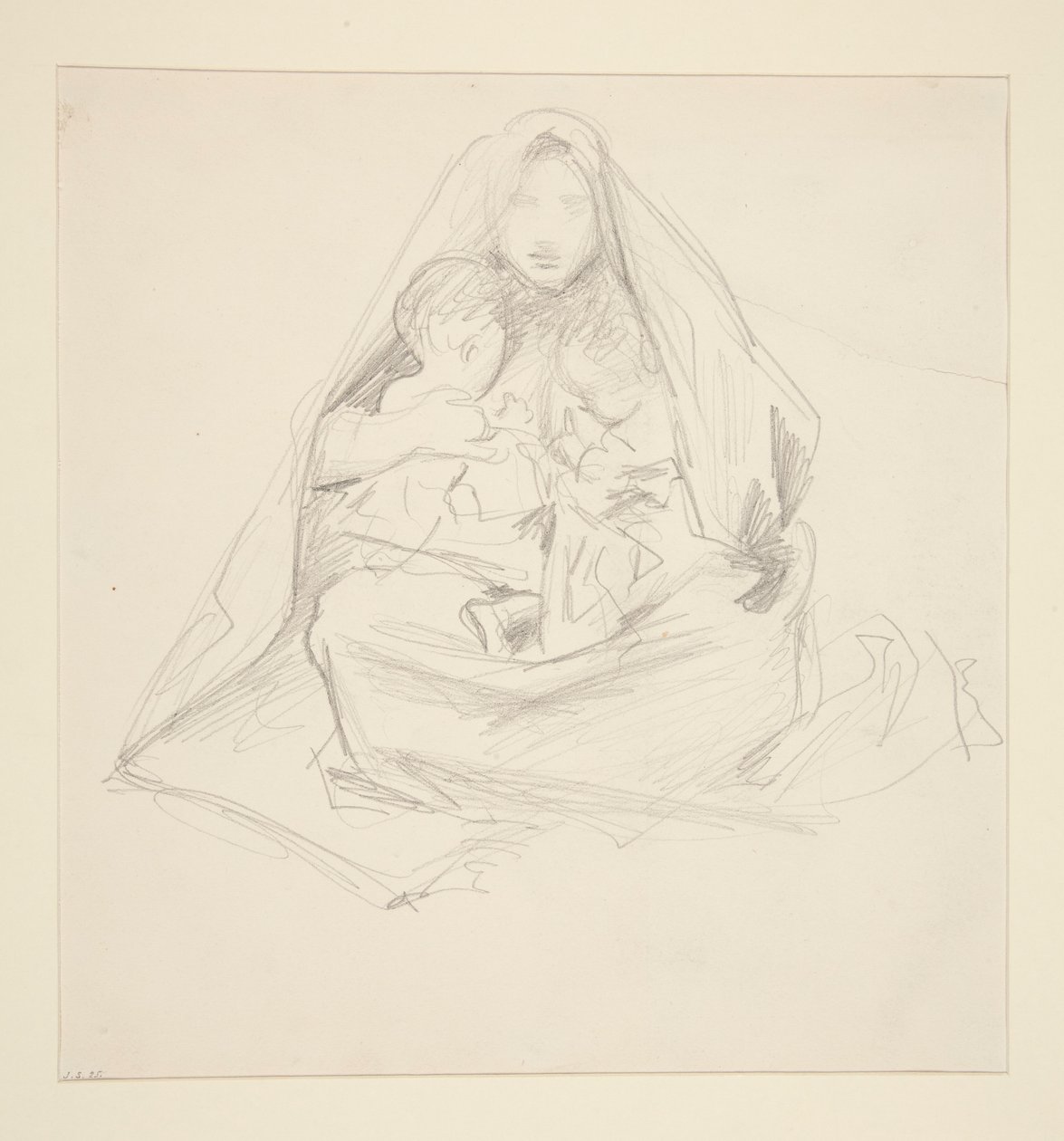 Madonna a dítě od John Singer Sargent
