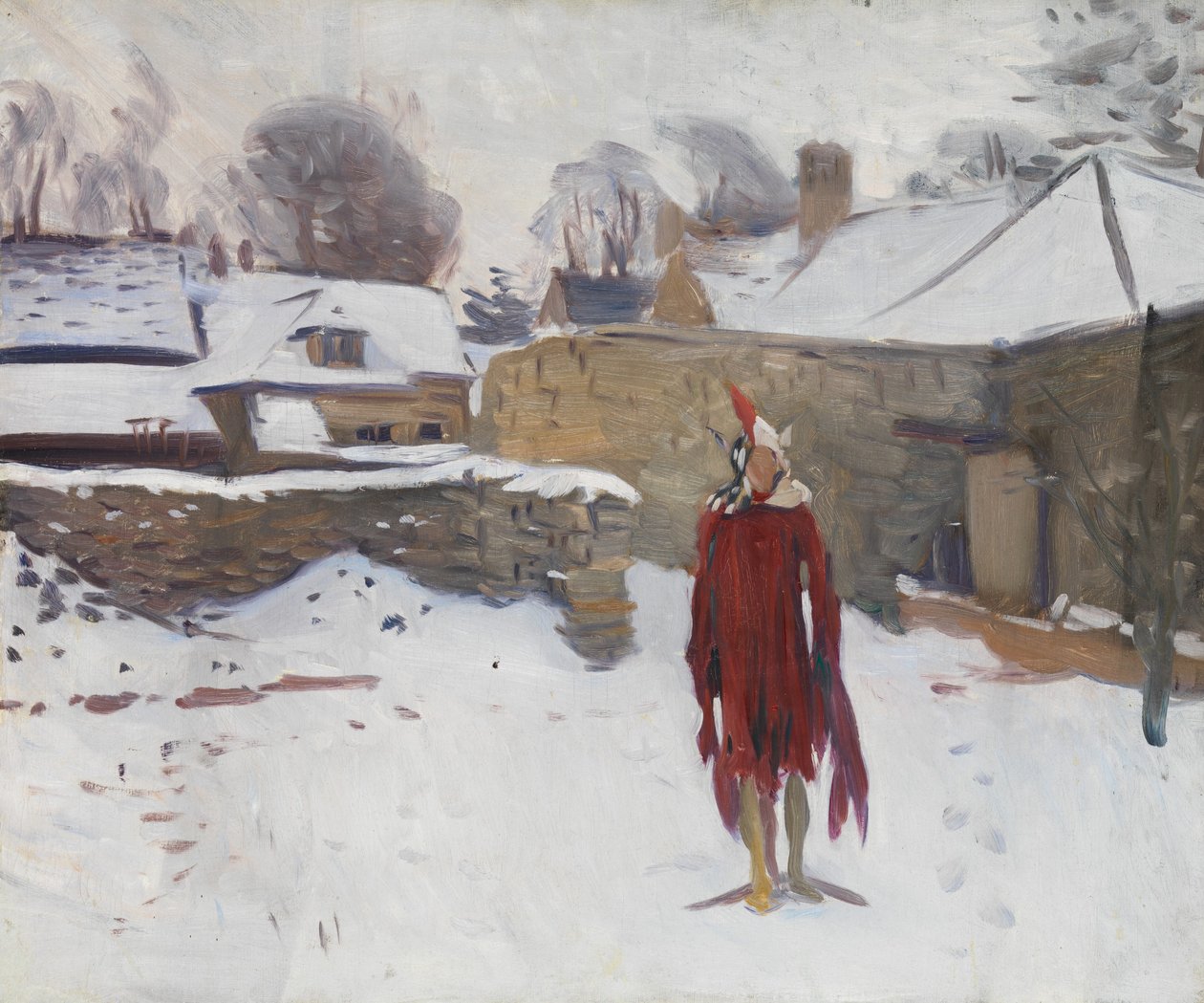 Mannikin in the Snow, asi 1891-93 od John Singer Sargent