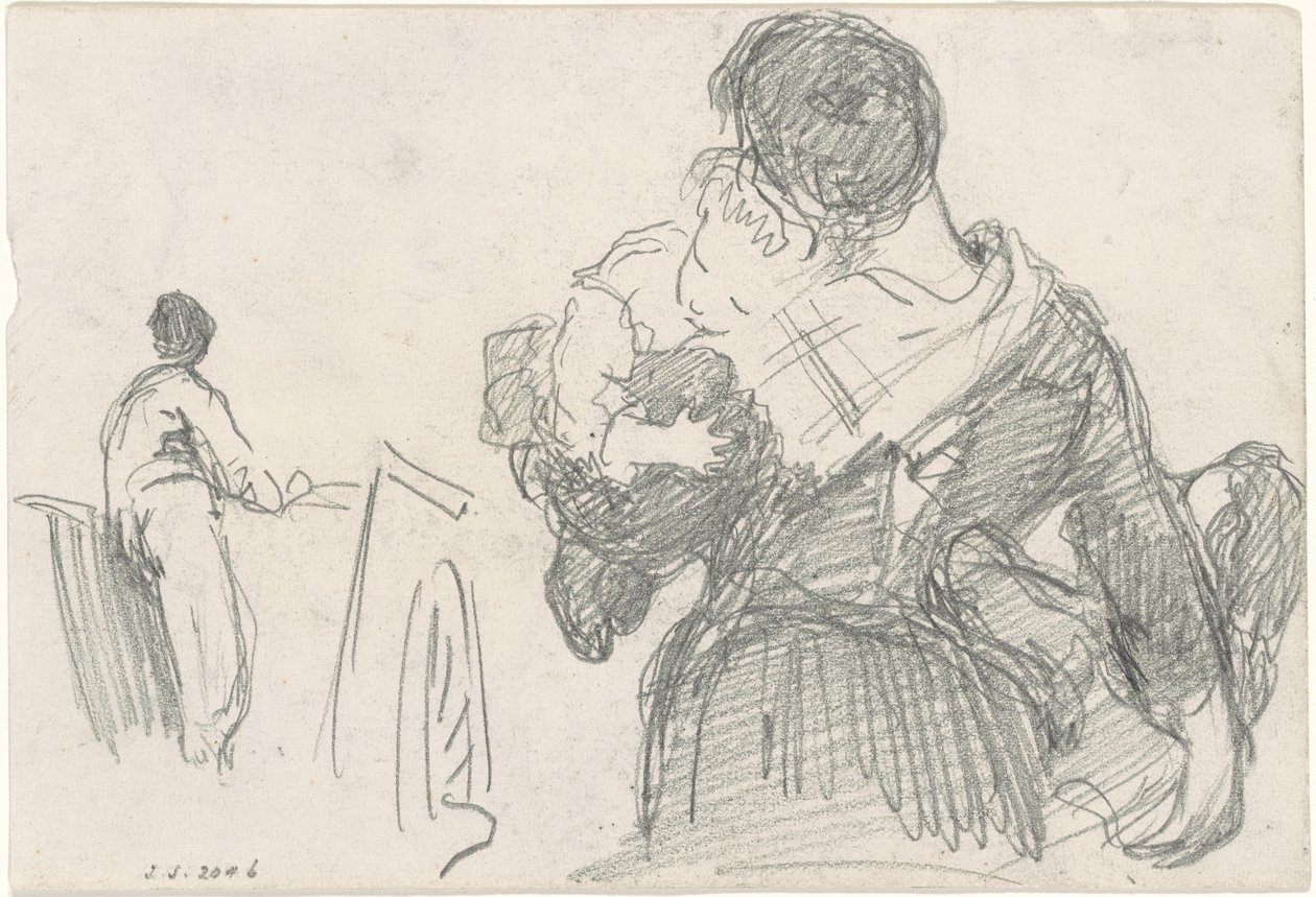 matka a dítě [recto] od John Singer Sargent