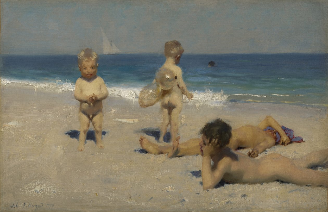 Neopolské dětské koupání, 1879 od John Singer Sargent