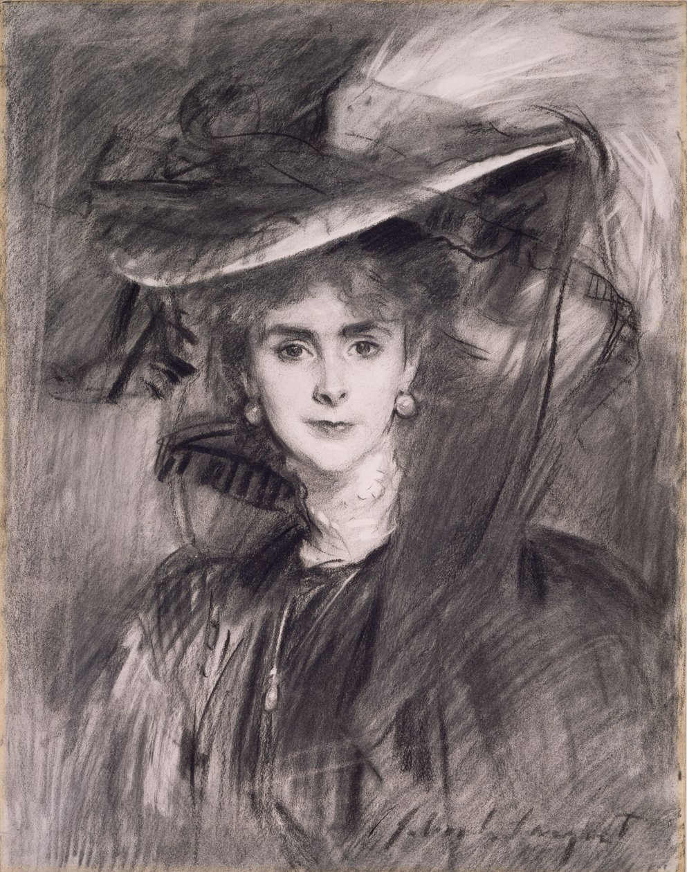 Olga, baronka de Meyer, 1900-1910 od John Singer Sargent