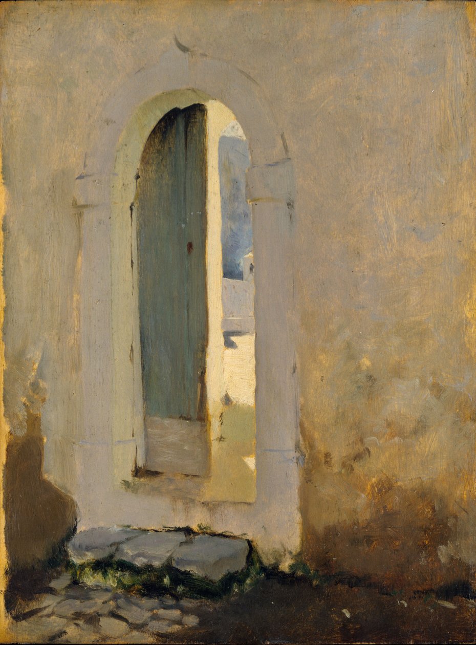 Otevřené dveře, Maroko, 1879-80 od John Singer Sargent