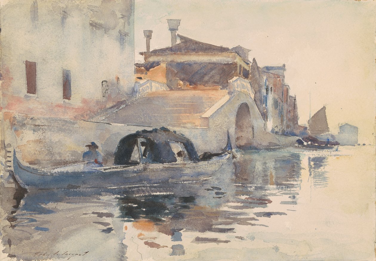 Ponte Panada, Fondamenta Nuove, Benátky, c. 1880. od John Singer Sargent
