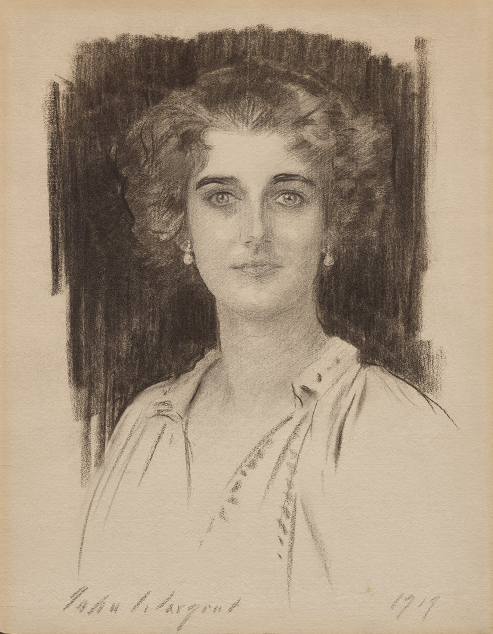 Portrét Dorothy Draperové od John Singer Sargent