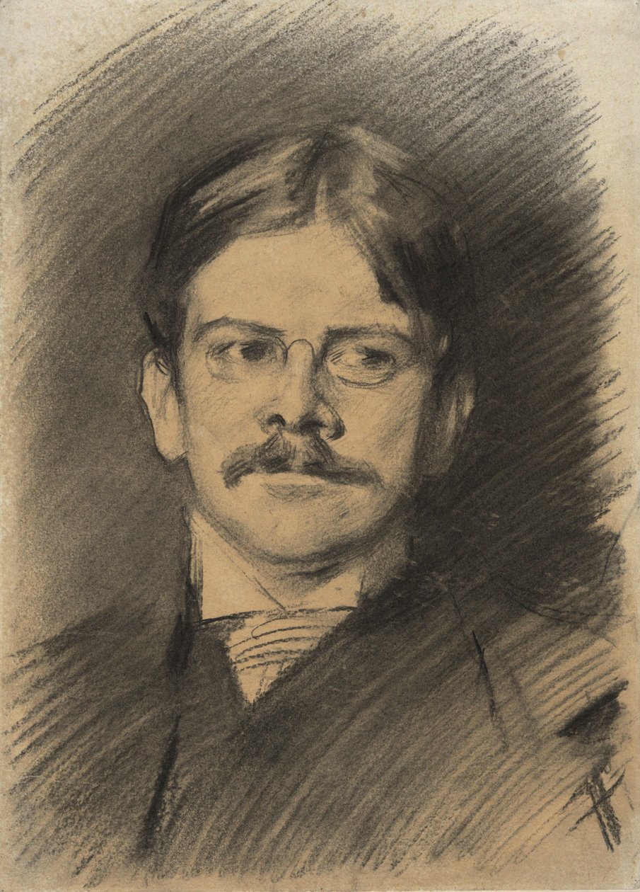 Portrét Edwin Austin Abbey od John Singer Sargent