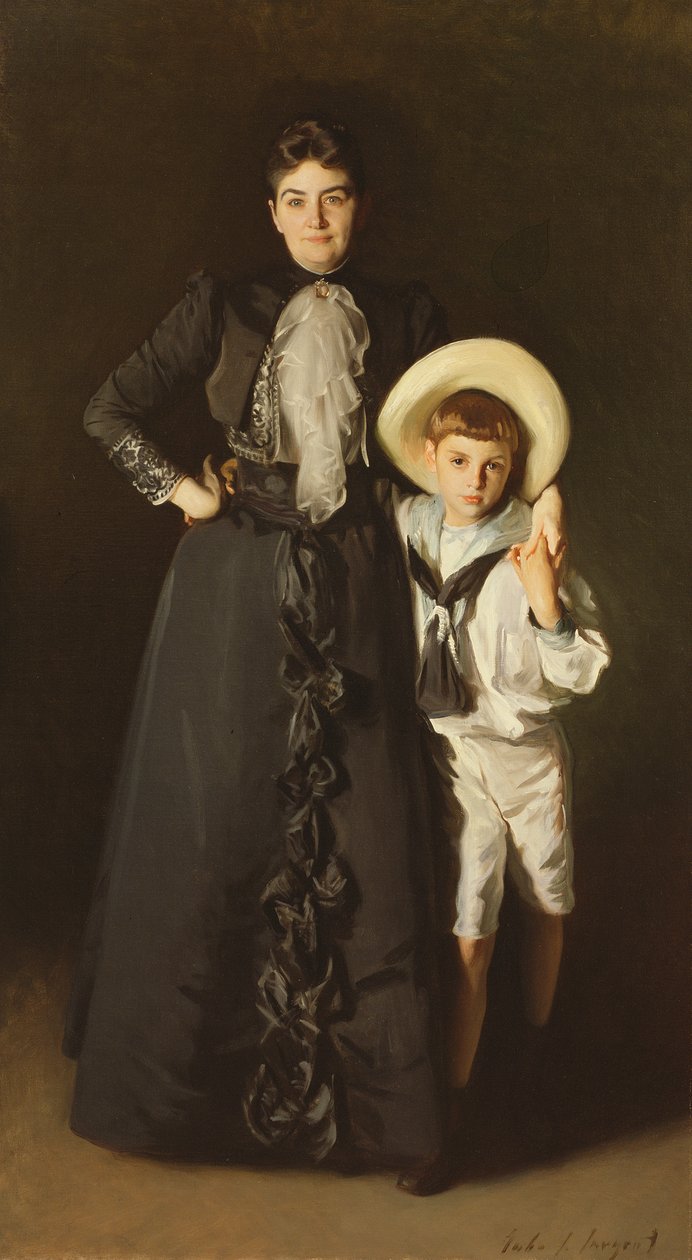 Portrét paní Edward L. Davisové a jejího syna Livingstona Davise, 1890 od John Singer Sargent