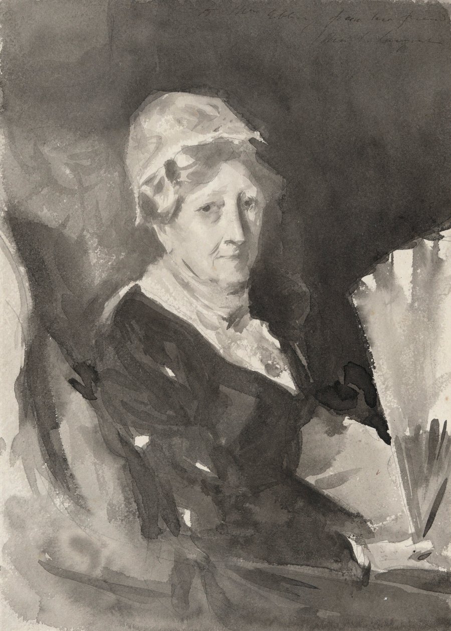 Portrét paní Frederick Mead s ventilátorem od John Singer Sargent