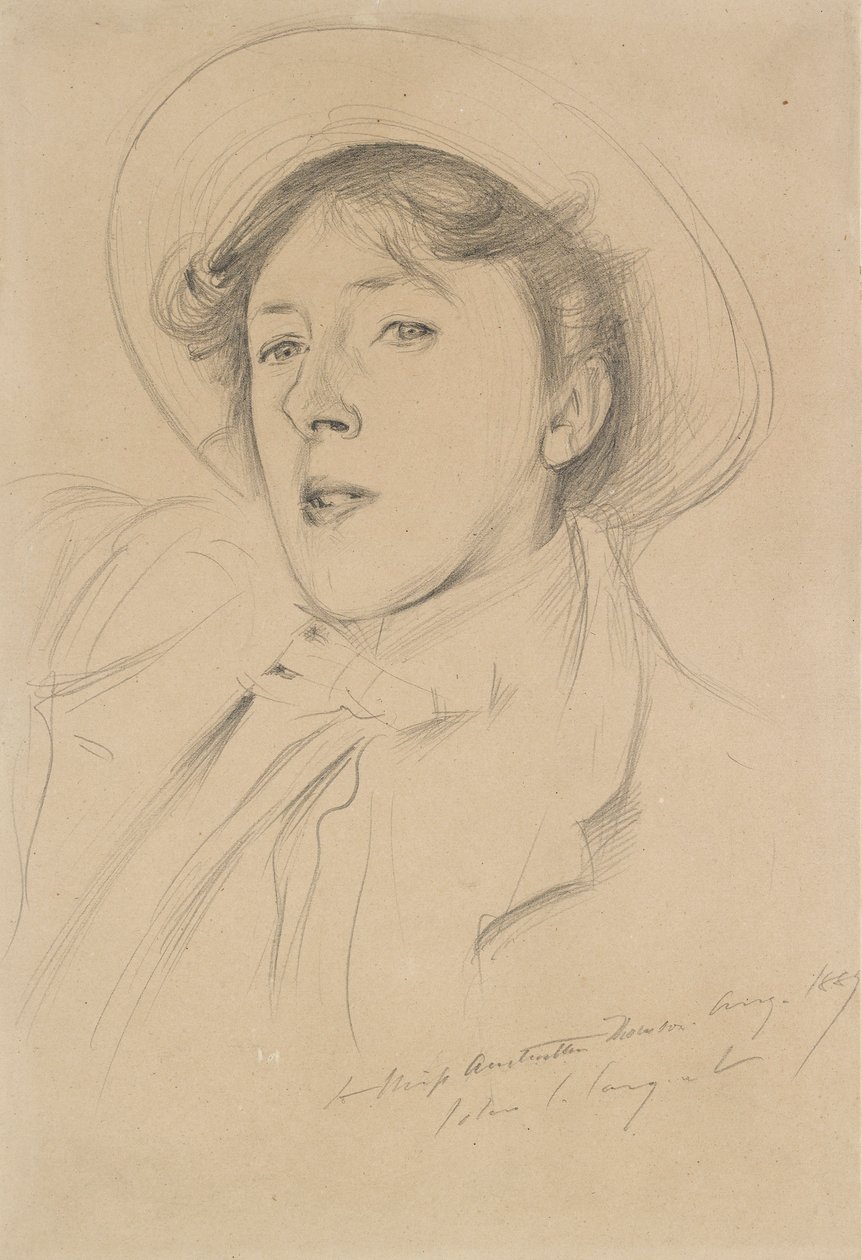 Portrét Vernona Lee, 1889 od John Singer Sargent