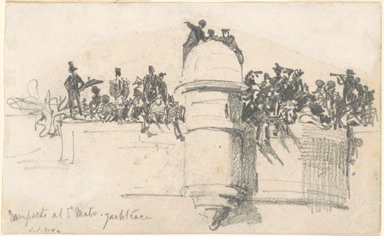 Hradby v St. Malo Yacht Race, 1875. od John Singer Sargent