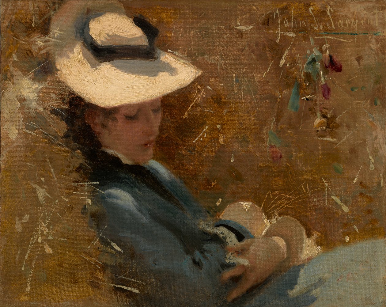 Odpočinek, asi 1875 (olej na plátně) od John Singer Sargent