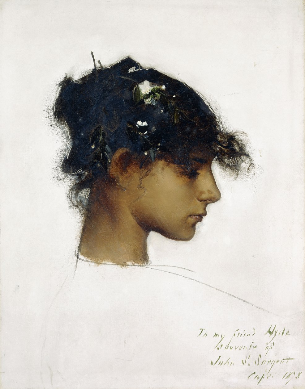 Rosina Ferrara - Dívka z Capri, 1878 od John Singer Sargent