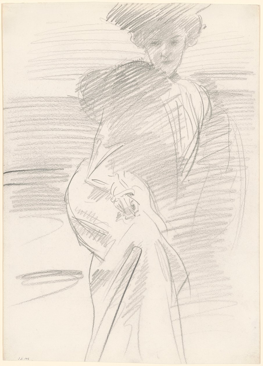 Sedící žena od John Singer Sargent