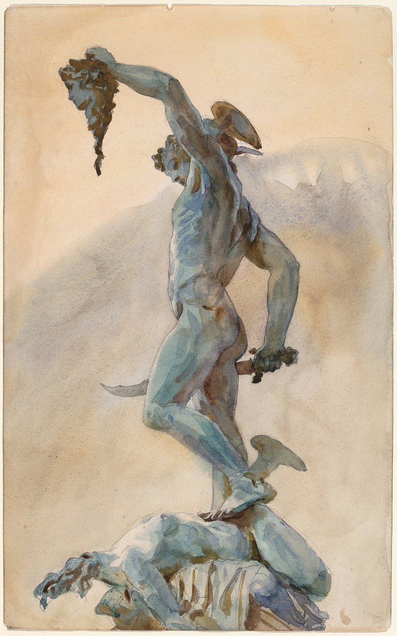 Náčrt Celliniho Persea od John Singer Sargent