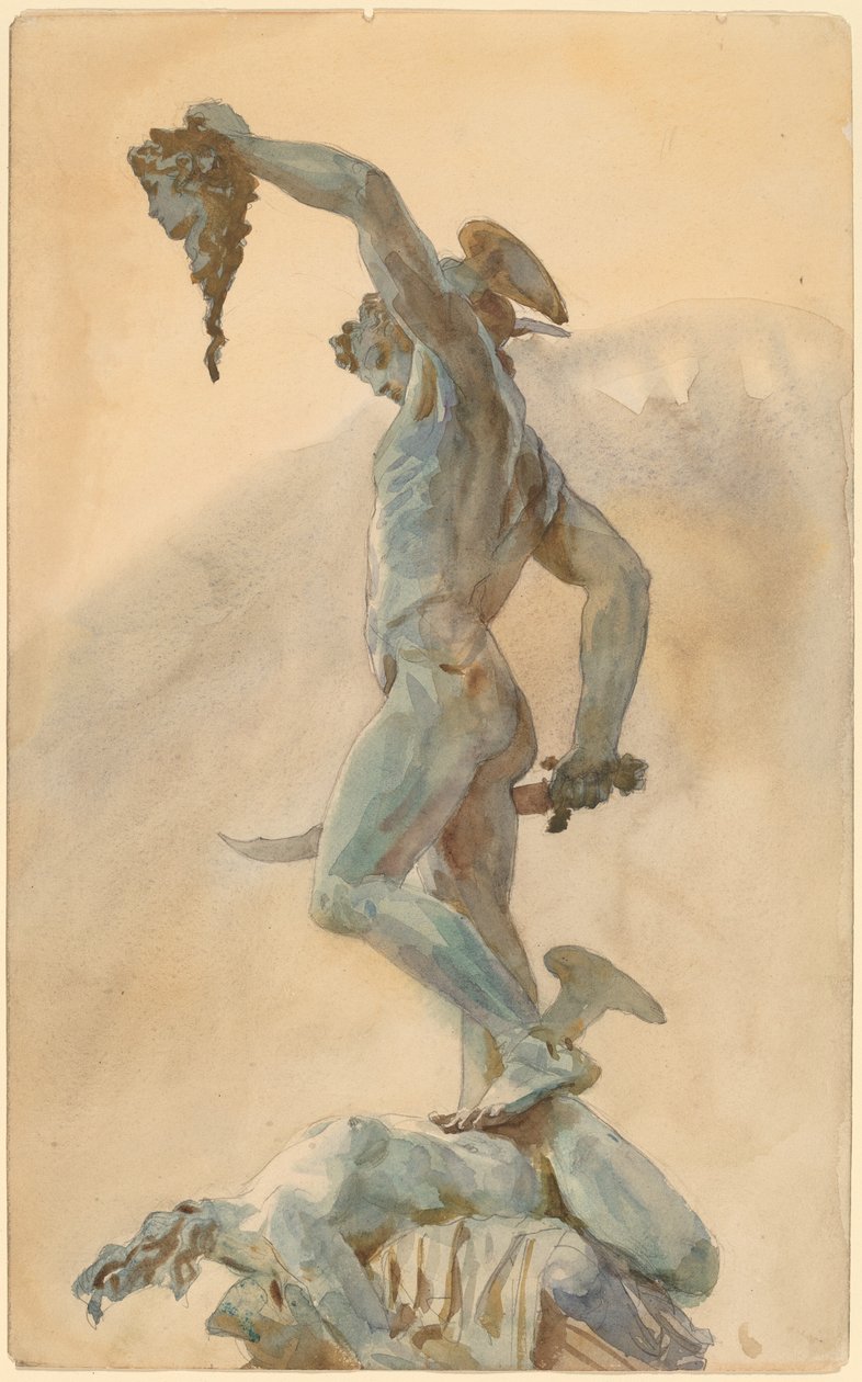 Náčrt Celliniho "Persea" od John Singer Sargent