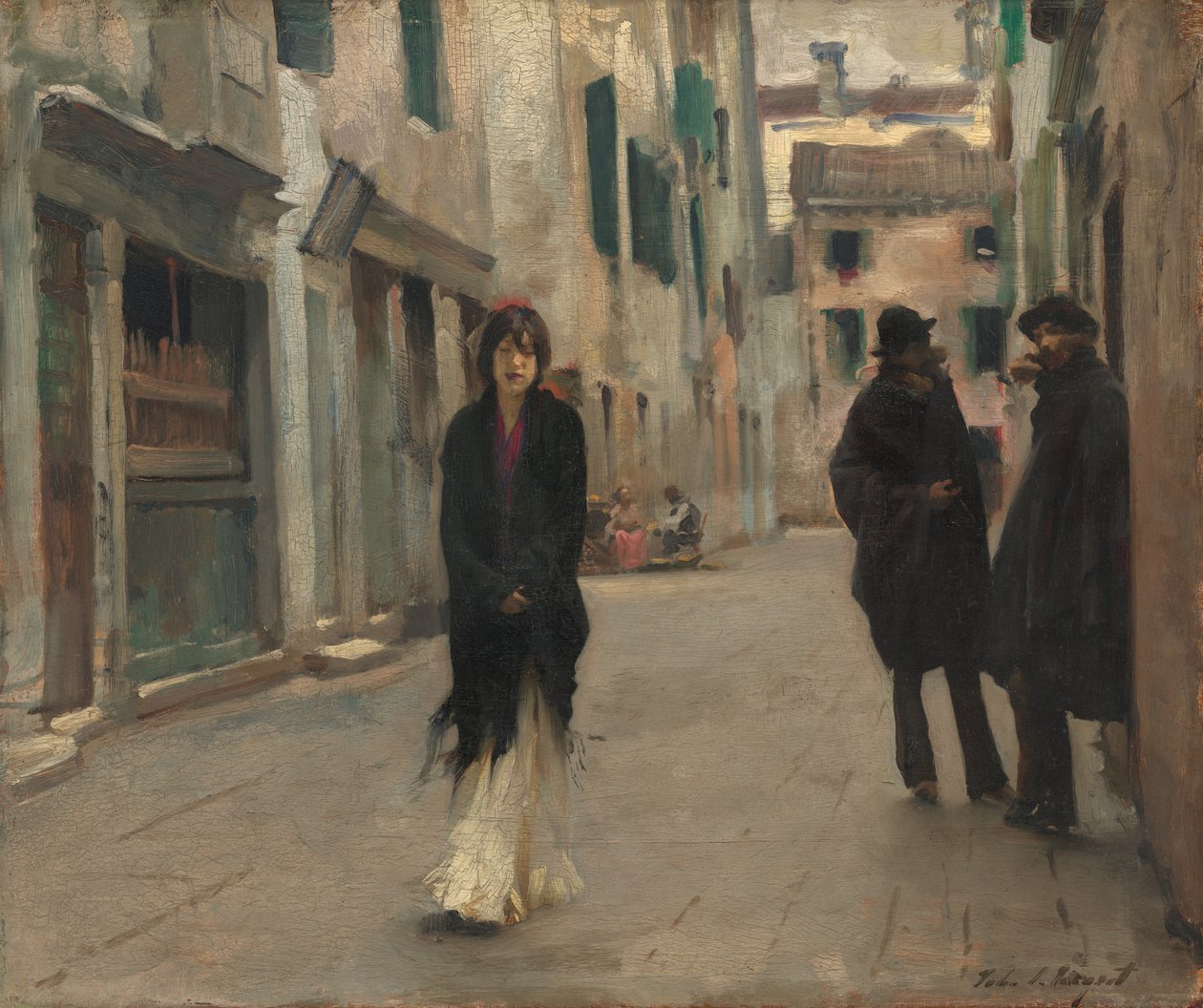 Ulice v Benátkách od John Singer Sargent