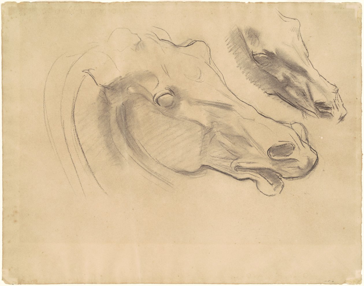 Studie pro „Apollo ve svém voze s hodinami“ od John Singer Sargent