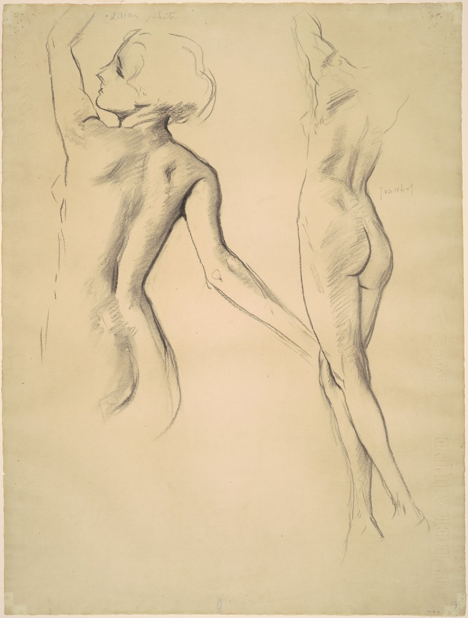 Studie pro "Taneční figury" od John Singer Sargent