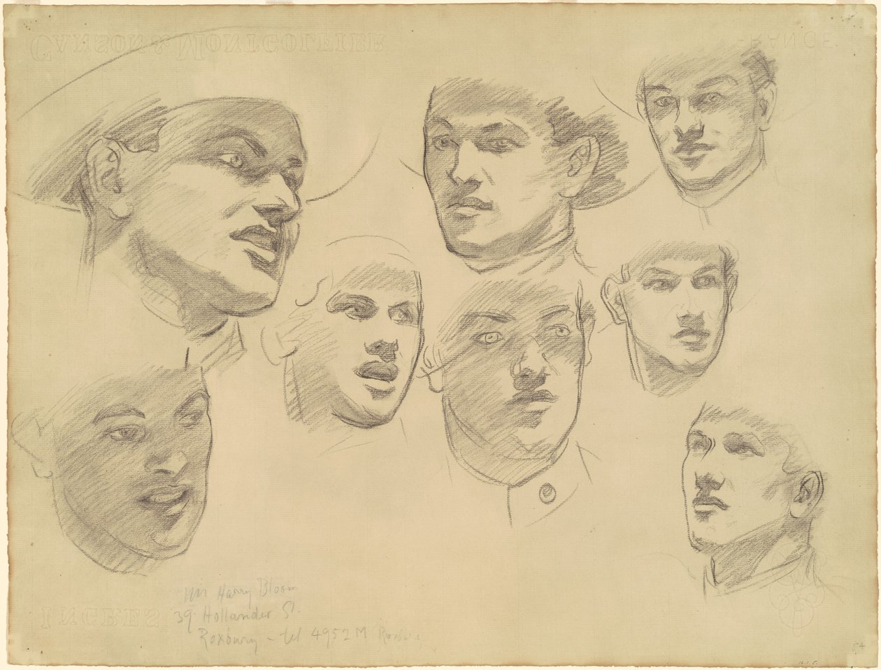 Studie pro vstup do války, 1920-1922. od John Singer Sargent