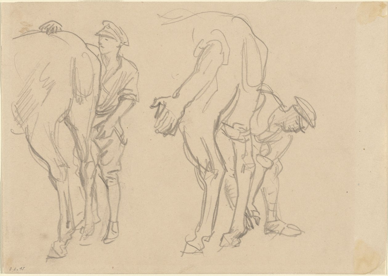 Studie pro Scots Grey, 1918. od John Singer Sargent