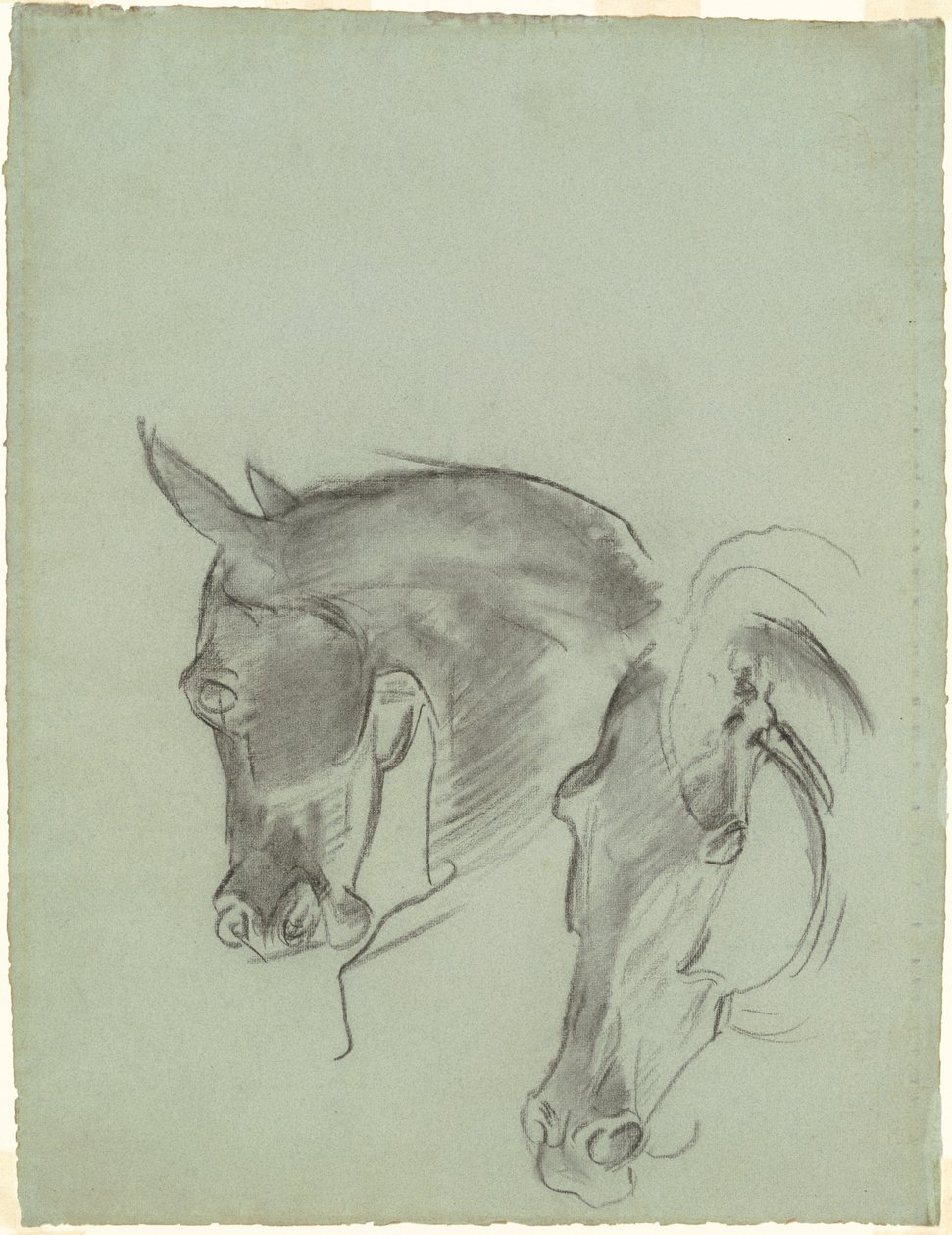 Studie pro „Pád GOG a MAGOG“ od John Singer Sargent