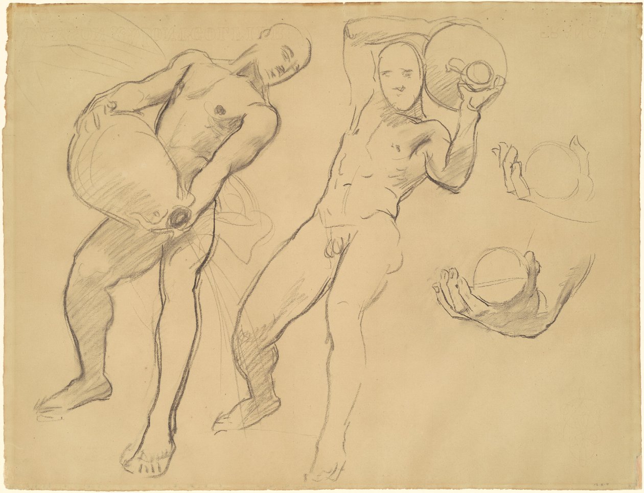 Studie Notuse pro "Větry" od John Singer Sargent