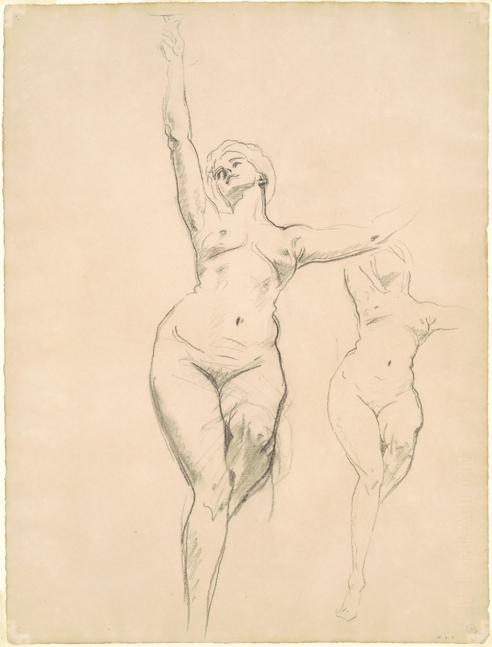 Studie vítězství pro smrt a vítězství, 1920-1922. od John Singer Sargent